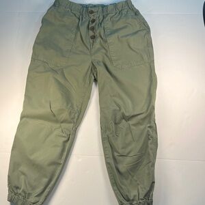 Free People Pull on Cadet Jogger Army Green Sz M